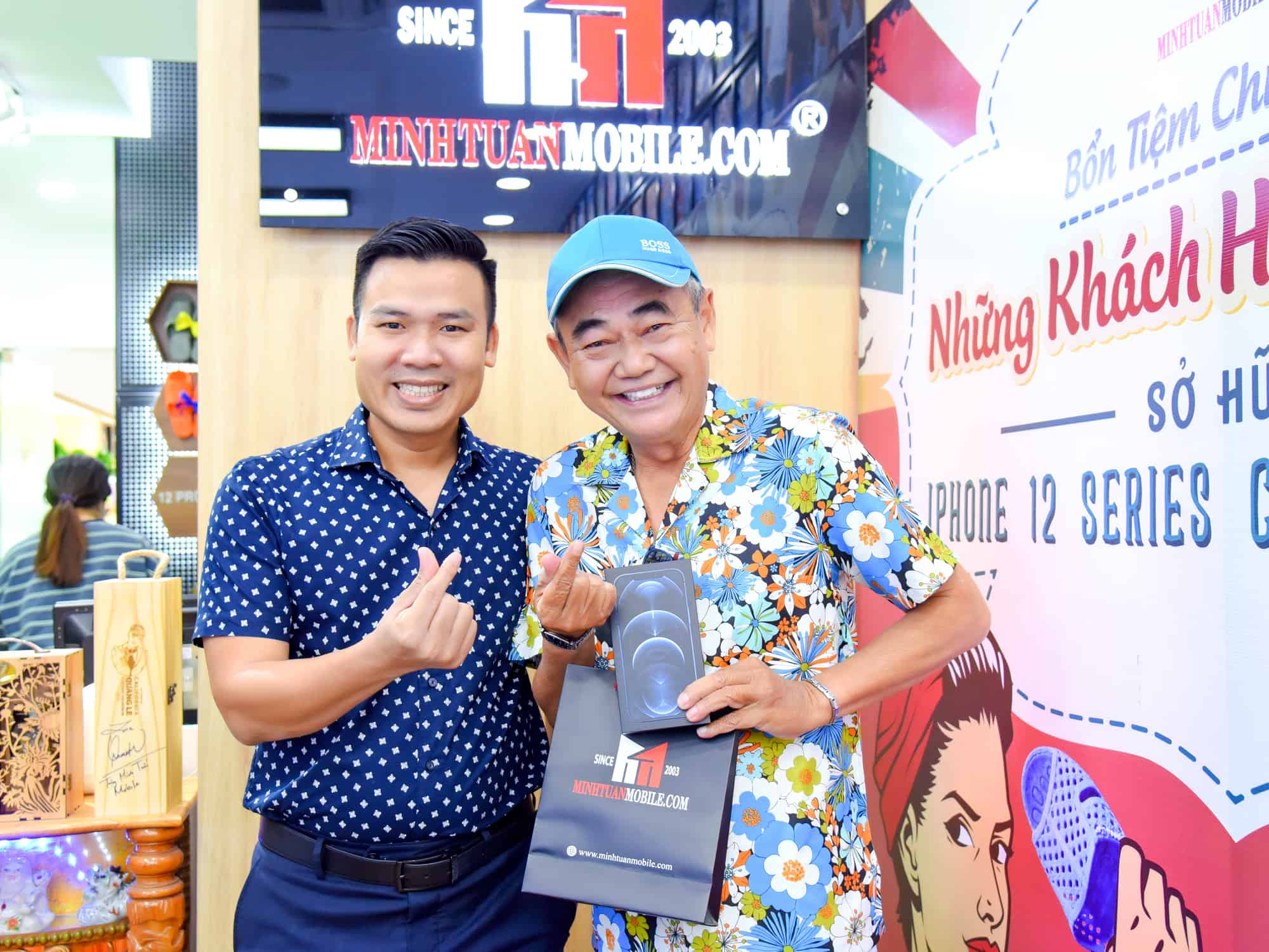 NGHỆ SĨ NHÂN DÂN VIỆT ANH GHÉ ỦNG HỘ MINH TUẤN MỘT EM PROMAX 12