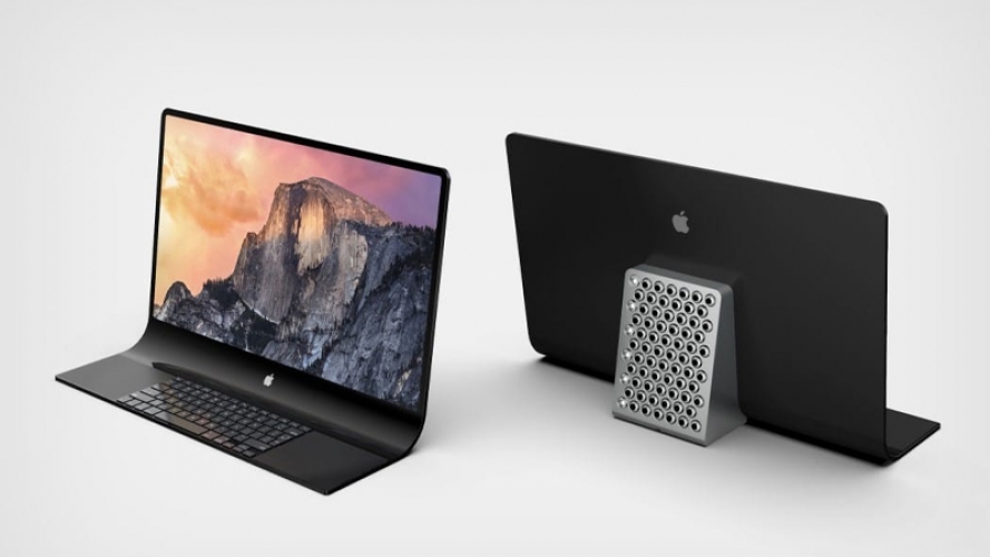 Apple được cấp bằng sáng chế về iMac màn hình cong tích hợp với bàn phím