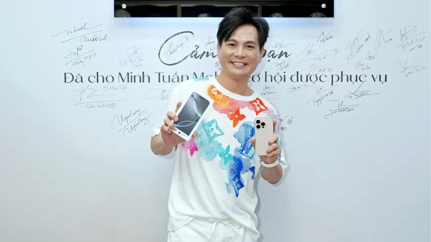Ca sĩ Lâm Hùng đến Minh Tuấn Mobile sở hữu iPhone 16 Pro