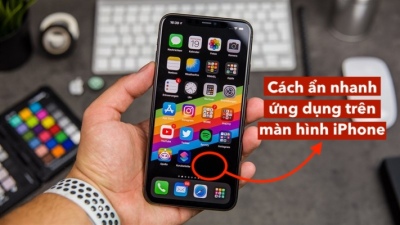Cách ẩn nhanh ứng dụng trên màn hình iPhone, giúp bạn bảo mật các ứng dụng riêng tư không muốn ai biết