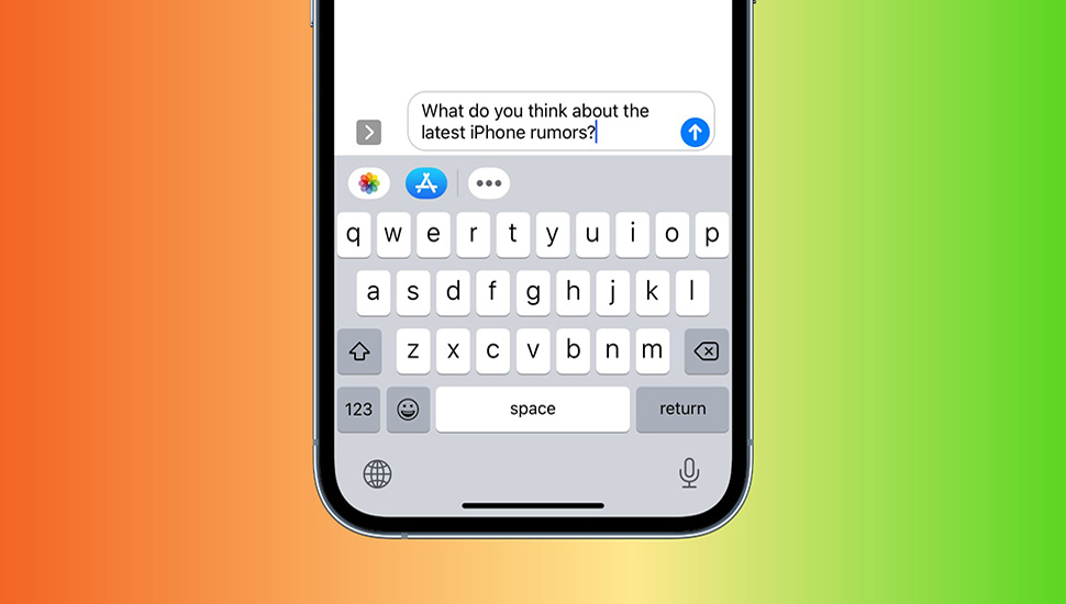 Cách chuyển sang bàn phím một tay của iPhone