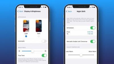 Cách sử dụng True Tone và Night Shift trên màn hình iPhone và Mac cực hữu ích