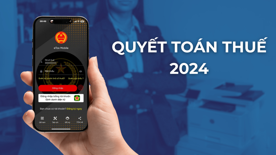 Cách xem thông tin quyết toán thuế 2024 trên điện thoại