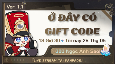 Cập nhật Code Honkai: Star Rail 1.1 tại buổi Livestream mới nhất