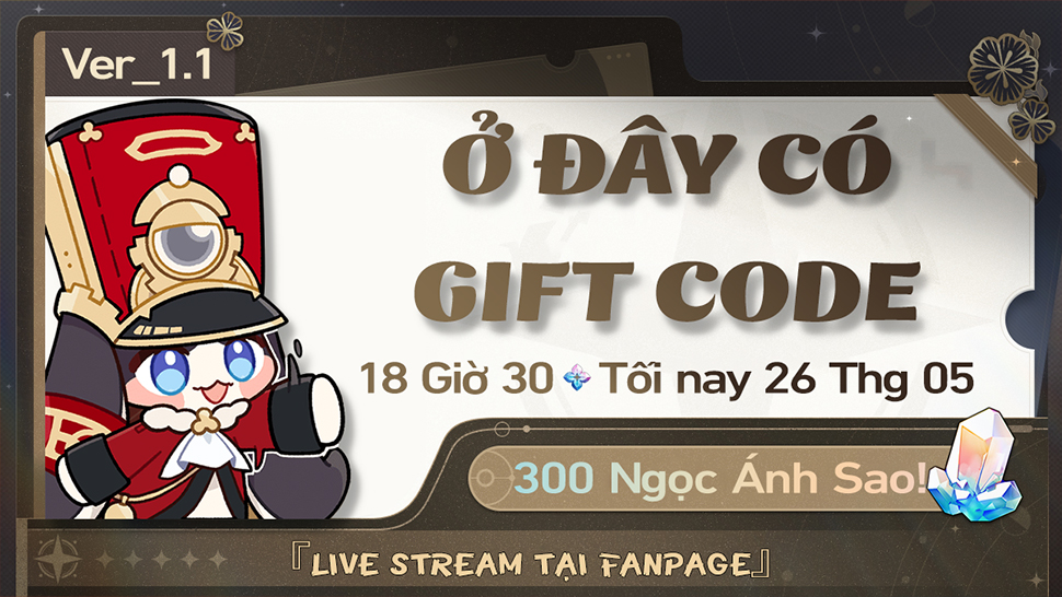 Cập nhật Code Honkai: Star Rail 1.1 tại buổi Livestream mới nhất