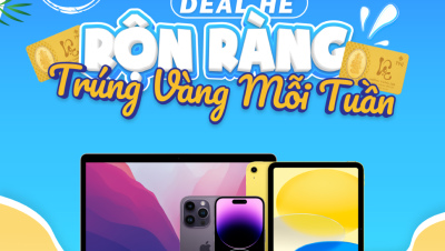 Chương trình quà tặng khủng: Mua hàng quay số trúng vàng!
