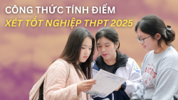 Công thức tính điểm xét tốt nghiệp THPT 2025 chính xác nhất