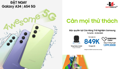 Đặt hàng Samsung Galaxy A34 và Galaxy A54 với nhiều ưu đãi hấp dẫn