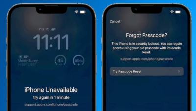 Từ iOS 17, iPhone sẽ có thêm tùy chọn Forgot Passcode