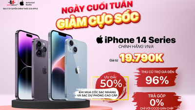Deal cuối tuần, giảm giá sốc iPhone 14 Series