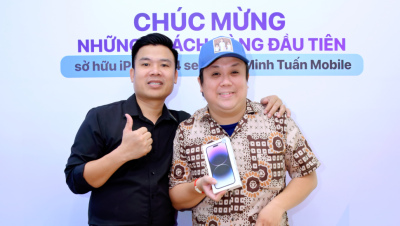 Diễn viên Gia Bảo hào hứng sắm iPhone 14 Pro Max