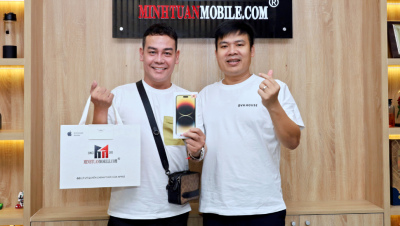 Diễn viên Minh Dũng yêu thích iPhone 14 Pro Max sắc Gold đẳng cấp
