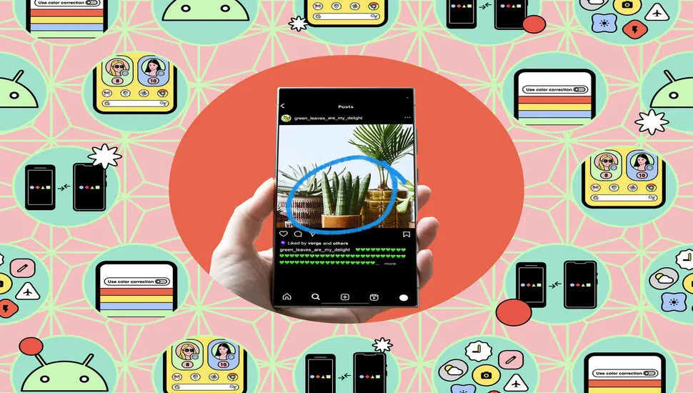 Khoanh tròn để tìm kiếm được cập nhật trên Android và iOS