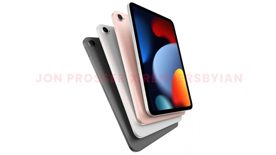 Hình ảnh render rò rỉ cho thấy iPad Mini 6 có viền nhỏ hơn và sẽ không còn nút Home nữa