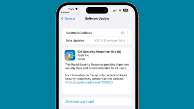 Apple phát hành bản sửa lỗi bảo mật cho iOS 16.4