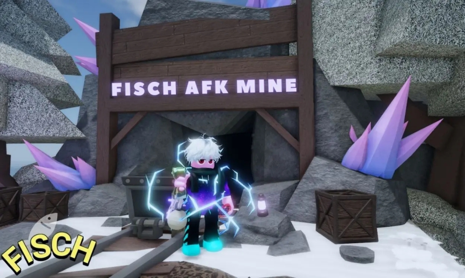 Hướng dẫn AFK Mine Trong Fisch Roblox