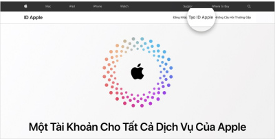 Hướng dẫn tạo tài khoản ID Apple trên web nhanh chóng, tiện lợi