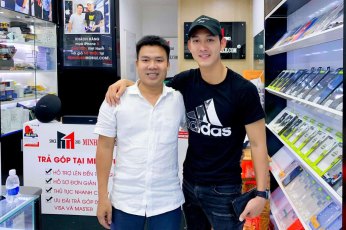 CA SĨ DIỄN VIÊN SONG LUÂN VỪA GHÉ ỦNG HỘ MINH TUẤN MOBILE