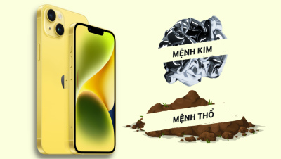 iPhone 14 màu vàng tuyệt vời cho mệnh Kim và Thổ