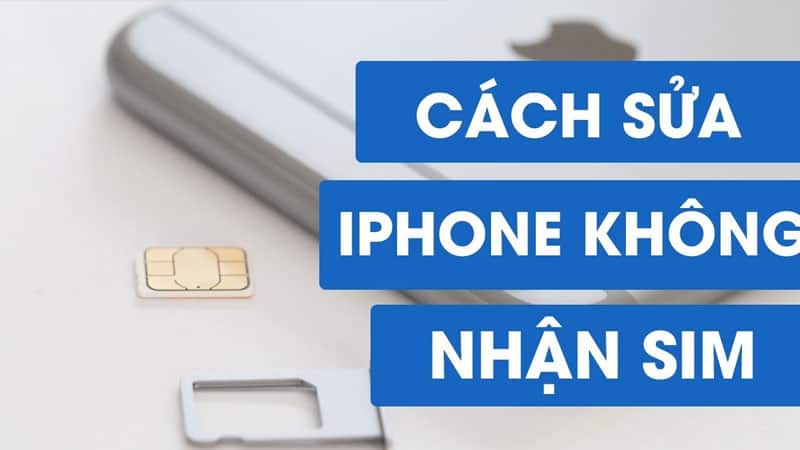 iPhone không nhận SIM, không thể kết nối mạng, nguyên nhân và cách khắc phục triệt để nhất