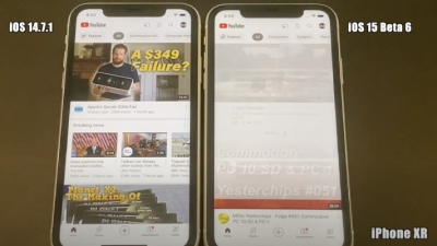 Kiểm tra tốc độ iOS 15 Beta 6 và iOS 14.7.1 trên các mẫu iPhone cũ: Có nên cập nhật iOS 15