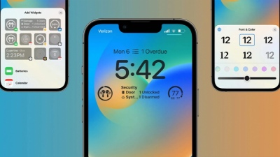 Trên tay màn hình khóa mới trên iOS 16: cách tùy chỉnh các widget, phông chữ, ảnh,...