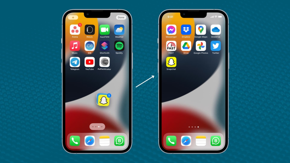 Di chuyển nhiều ứng dụng cùng lúc trên màn hình iPhone