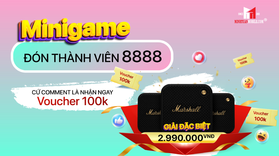 Minigame Minh Tuấn Mobile: Chơi sương sương, trúng loa xịn