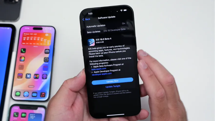 Review nhanh iOS 18.5 Beta 4: Thời lượng pin và hiệu năng