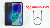 Samsung trang bị sạc nhanh 45W cho Galaxy M55