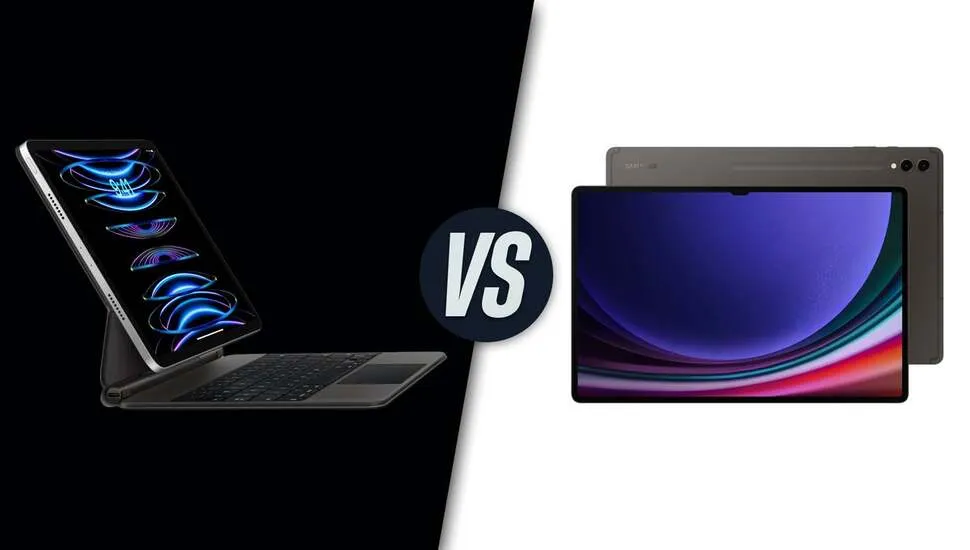 So sánh hai đối thủ iPad Pro M4 và Galaxy Tab S9 Ultra