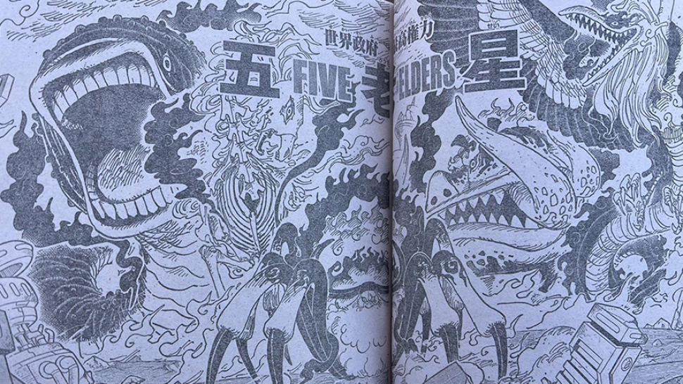 Spoiler One Piece chap 1110: 5 Anh em siêu nhân… tập hợp!