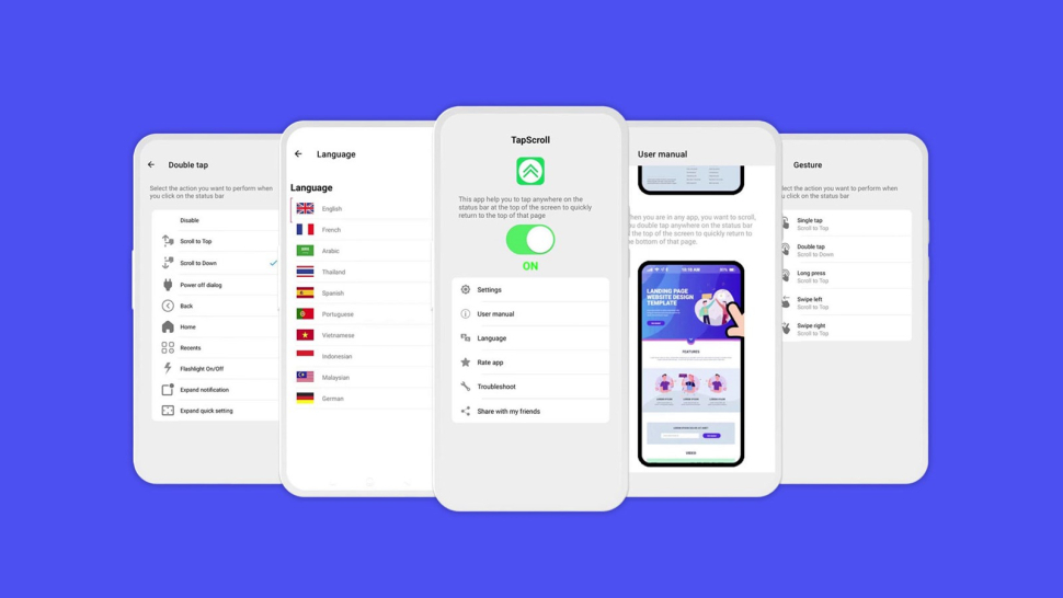 Xài tính năng cuộn trang của iPhone trên các dòng Android