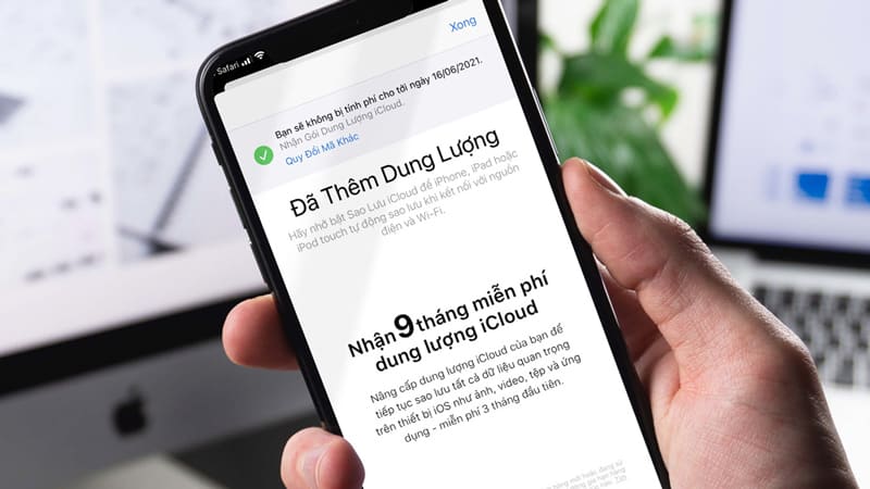 [Siêu HOT] Hướng dẫn cách nhận ngay 50GB dung lượng iCloud miễn phí, sử dụng trong 9 tháng