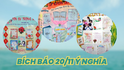 Tổng hợp bích báo cực đẹp chào mừng ngày 20.11