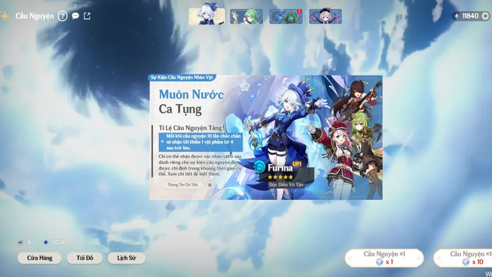 Wish Simulator Genshin Impact: Chữa nghiện gacha cho game thủ 
