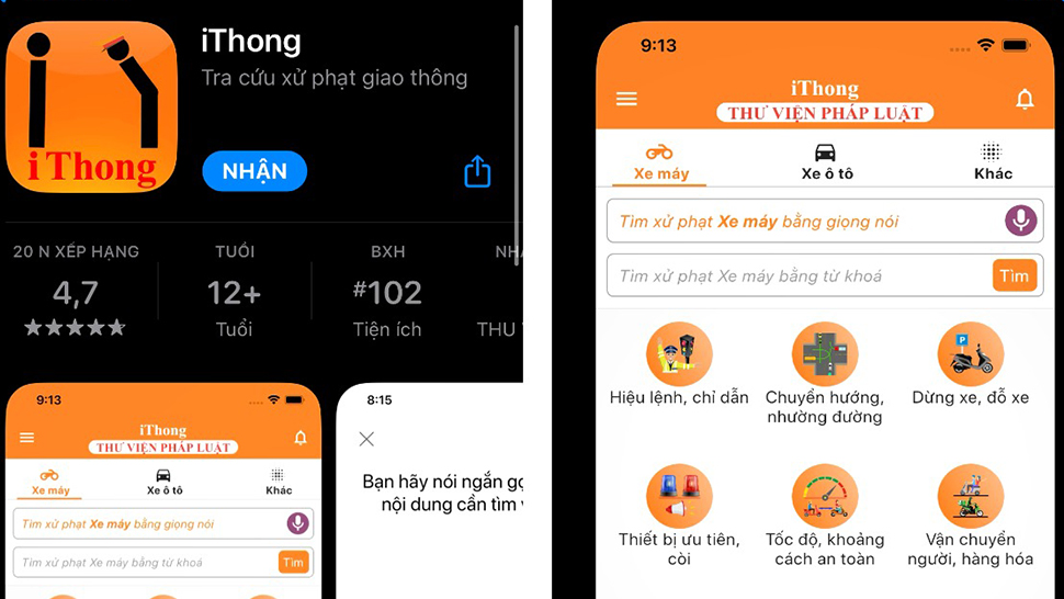 Xuất hiện ứng dụng giúp kiểm tra mức phạt khi vi phạm nồng độ cồn