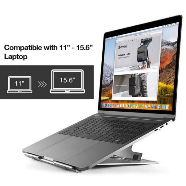 B4002S - Đế đỡ tản nhiệt TomToc Folding Aluminum Laptop Stand B4002S - 2