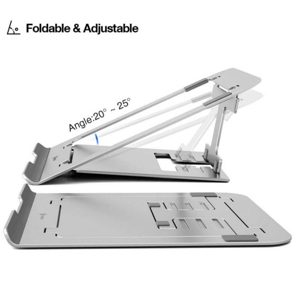 B4002S - Đế đỡ tản nhiệt TomToc Folding Aluminum Laptop Stand B4002S - 4