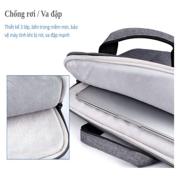 SP000380 - Túi chống sốc MacBook 16 inch Velour - 4