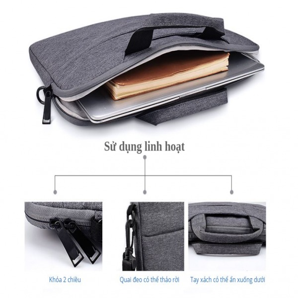 SP000380 - Túi chống sốc MacBook 16 inch Velour - 5