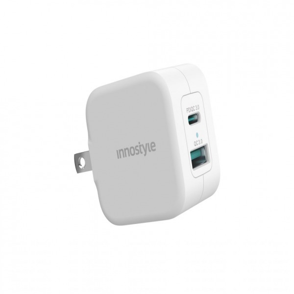 IC202PDWHI - Cốc sạc 2 cổng Innostyle 20W PD QC Minigo Pro III - 3