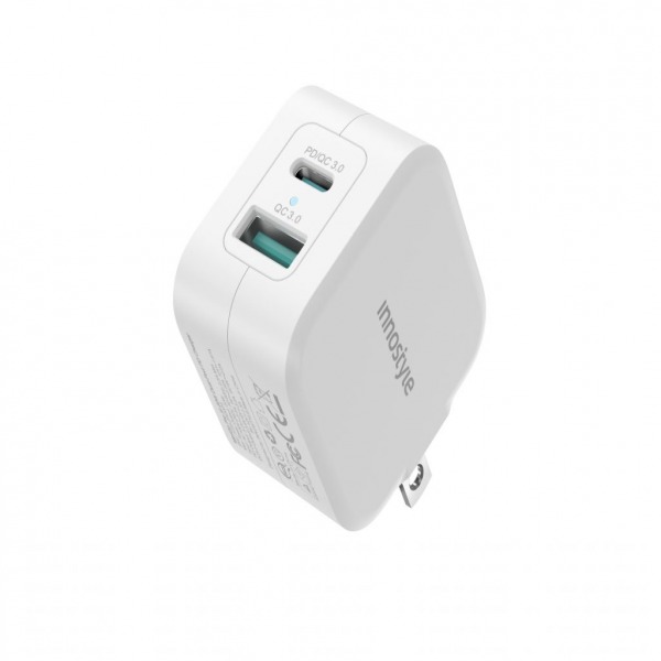 IC202PDWHI - Cốc sạc 2 cổng Innostyle 20W PD QC Minigo Pro III - 4
