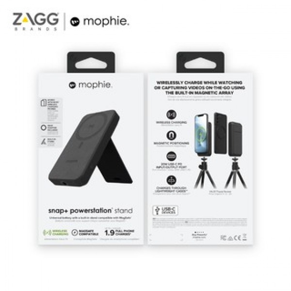 401107914 - Pin sạc dự phòng Mophie Snap+ Powerstation Stand 10.000 mAh - 12