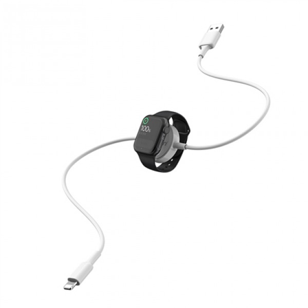 ALWC011500 - Cáp sạc Pisen iWatch 2 trong 1 Lightning - 2