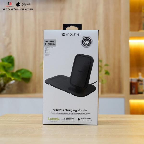 401305840 - Đế sạc không dây Mophie 2 in 1 Stand Plus - 8