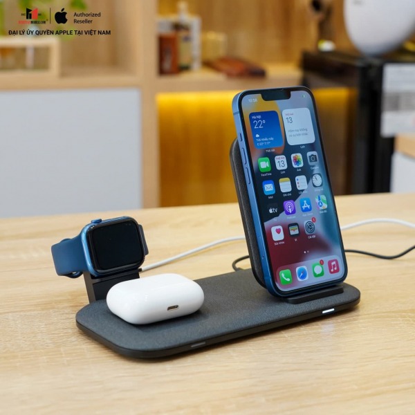 401305840 - Đế sạc không dây Mophie 2 in 1 Stand Plus - 3