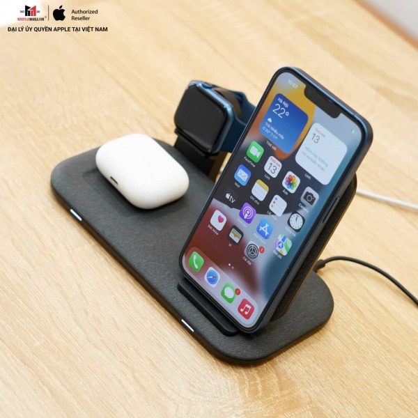 401305840 - Đế sạc không dây Mophie 2 in 1 Stand Plus - 6