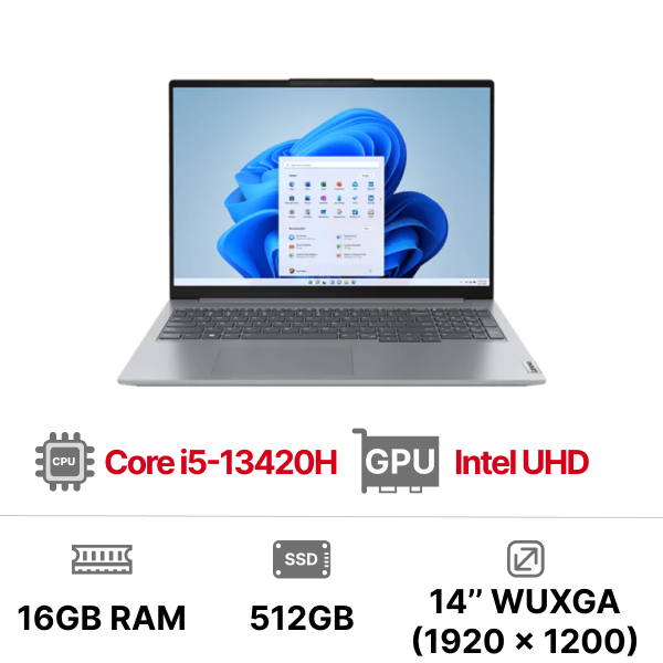 Laptop Lenovo ThinkBook 14 G6 IRL 21KG00RCVN (i5-13420H 16GB 512GB 14 inch WUXGA)