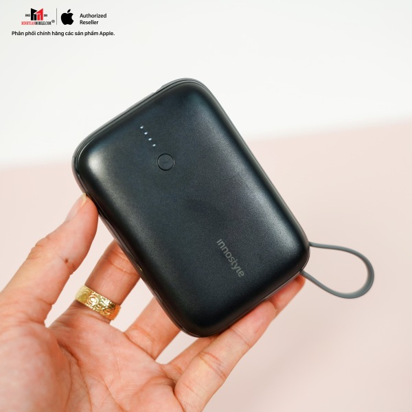 IP22PDBLK - Pin sạc dự phòng Innostyle 10.000 mAh 22.5W Powergo mini tích hợp cáp USB-C - 9